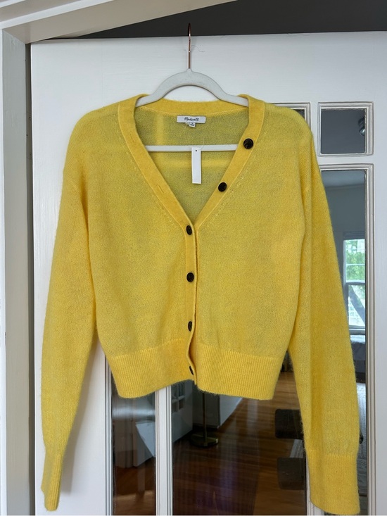 Madewell Sweaters - Madewell Yellow Cardigan Sweater NWT